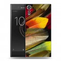 Дизайнерский пластиковый чехол для Sony Xperia XZs Перья