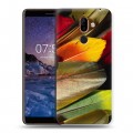 Дизайнерский пластиковый чехол для Nokia 7 Plus Перья