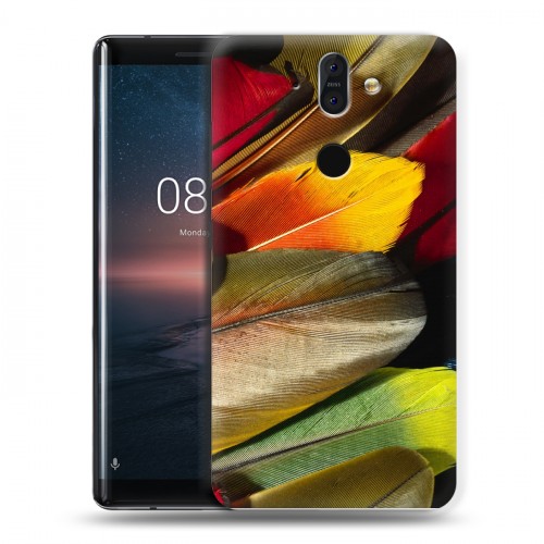 Дизайнерский пластиковый чехол для Nokia 8 Sirocco Перья