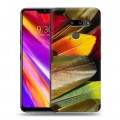 Дизайнерский пластиковый чехол для LG G8 ThinQ Перья