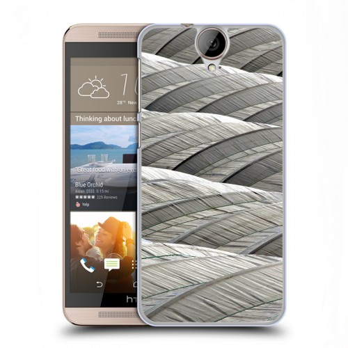 Дизайнерский пластиковый чехол для HTC One E9+ Перья