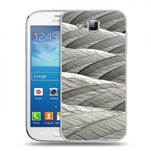 Дизайнерский пластиковый чехол для Samsung Galaxy Premier Перья