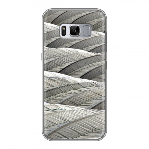 Дизайнерский силиконовый чехол для Samsung Galaxy S8 Plus Перья