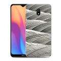 Дизайнерский силиконовый с усиленными углами чехол для Xiaomi RedMi 8A Перья