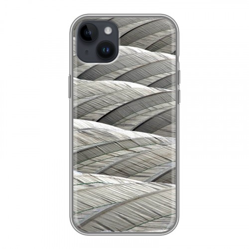 Дизайнерский пластиковый чехол для Iphone 14 Plus Перья