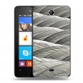 Дизайнерский силиконовый чехол для Microsoft Lumia 430 Dual SIM Перья