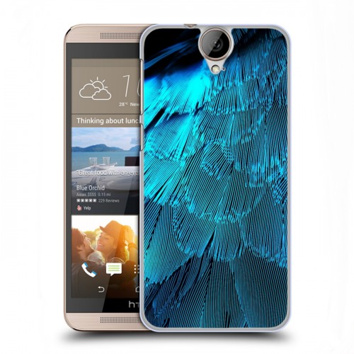 Дизайнерский силиконовый чехол для HTC One E9+ Перья