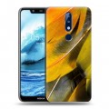 Дизайнерский силиконовый чехол для Nokia 5.1 Plus Перья