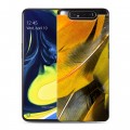 Дизайнерский пластиковый чехол для Samsung Galaxy A80 Перья