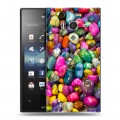 Дизайнерский пластиковый чехол для Sony Xperia acro S Сладости