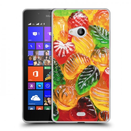 Дизайнерский пластиковый чехол для Microsoft Lumia 540 Сладости