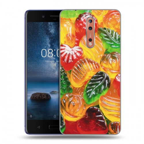 Дизайнерский пластиковый чехол для Nokia 8 Сладости