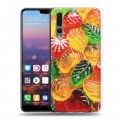 Дизайнерский силиконовый с усиленными углами чехол для Huawei P20 Pro Сладости