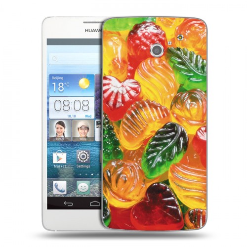 Дизайнерский пластиковый чехол для Huawei Ascend D2 Сладости