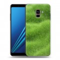 Дизайнерский пластиковый чехол для Samsung Galaxy A8 Plus (2018) Трава
