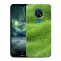 Дизайнерский силиконовый с усиленными углами чехол для Nokia 7.2 Трава