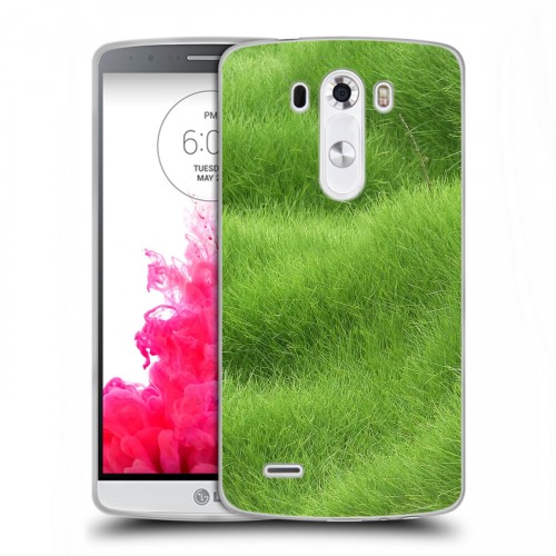 Дизайнерский пластиковый чехол для LG G3 (Dual-LTE) Трава