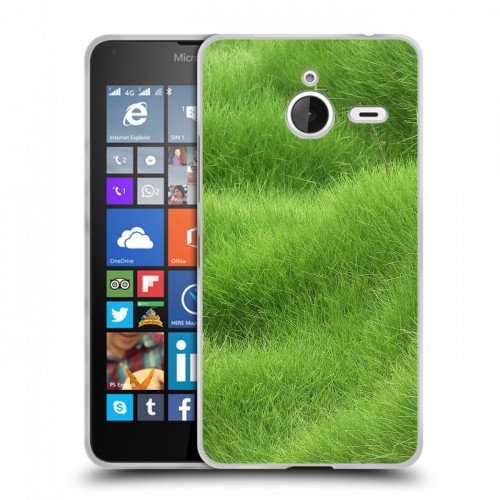 Дизайнерский пластиковый чехол для Microsoft Lumia 640 XL Трава