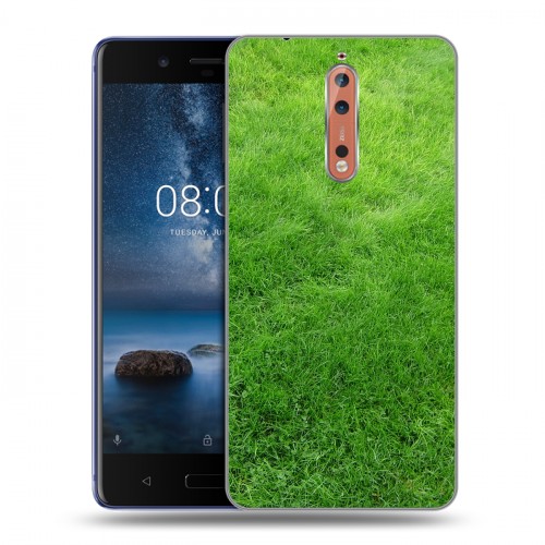 Дизайнерский пластиковый чехол для Nokia 8 Трава