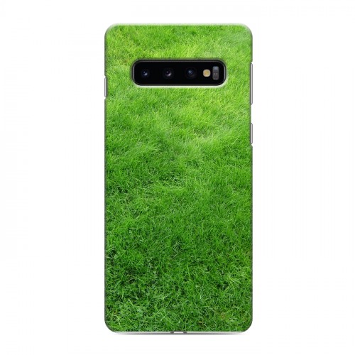 Дизайнерский силиконовый чехол для Samsung Galaxy S10 Трава
