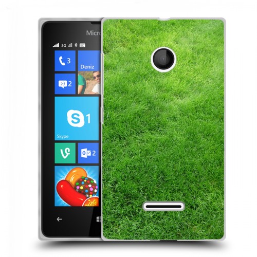 Дизайнерский пластиковый чехол для Microsoft Lumia 435 Трава