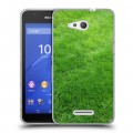 Дизайнерский пластиковый чехол для Sony Xperia E4g Трава