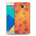 Дизайнерский силиконовый чехол для Samsung Galaxy A9 Цветочные мотивы