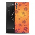 Дизайнерский пластиковый чехол для Sony Xperia XZs Цветочные мотивы