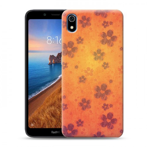 Дизайнерский силиконовый чехол для Xiaomi RedMi 7A Цветочные мотивы