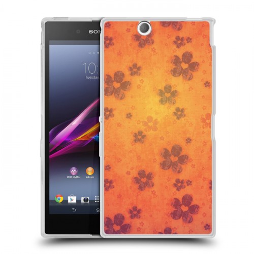 Дизайнерский пластиковый чехол для Sony Xperia Z Ultra  Цветочные мотивы