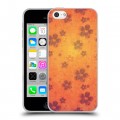 Дизайнерский пластиковый чехол для Iphone 5c Цветочные мотивы
