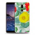 Дизайнерский пластиковый чехол для Nokia 7 Plus Цветочные мотивы