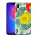 Дизайнерский силиконовый чехол для Lenovo S5 Pro Цветочные мотивы