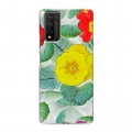 Дизайнерский пластиковый чехол для Huawei Honor 10X Lite Цветочные мотивы