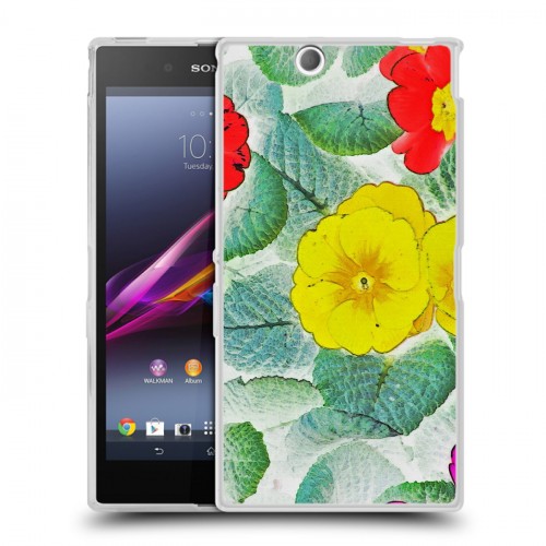 Дизайнерский пластиковый чехол для Sony Xperia Z Ultra  Цветочные мотивы