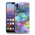 Дизайнерский силиконовый с усиленными углами чехол для Huawei P20 Pro Цветочные мотивы