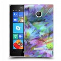 Дизайнерский пластиковый чехол для Microsoft Lumia 435 Цветочные мотивы