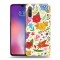 Дизайнерский силиконовый с усиленными углами чехол для Xiaomi Mi9 Цветочные мотивы