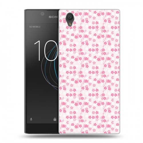 Дизайнерский пластиковый чехол для Sony Xperia L1 Цветочные мотивы