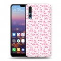 Дизайнерский силиконовый с усиленными углами чехол для Huawei P20 Pro Цветочные мотивы