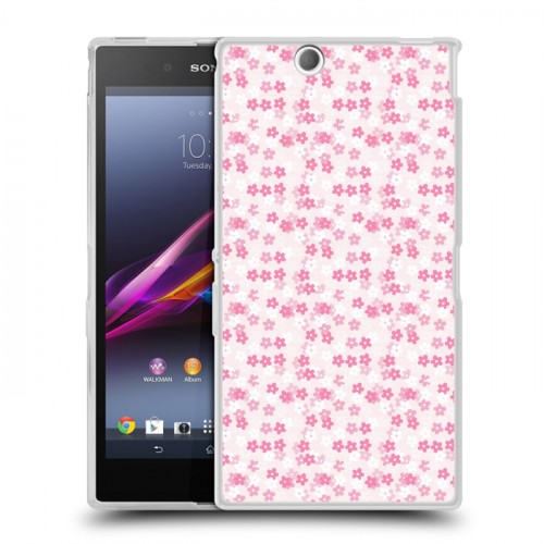 Дизайнерский пластиковый чехол для Sony Xperia Z Ultra  Цветочные мотивы