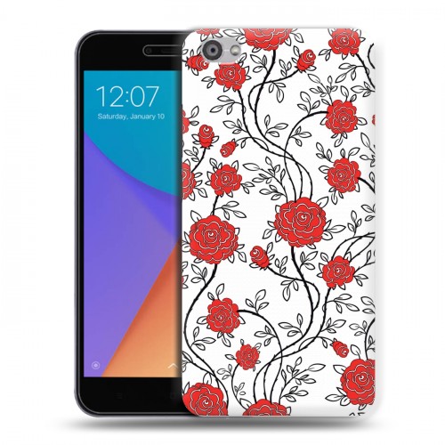 Дизайнерский пластиковый чехол для Xiaomi RedMi Note 5A Цветочные мотивы