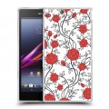 Дизайнерский пластиковый чехол для Sony Xperia Z Ultra  Цветочные мотивы