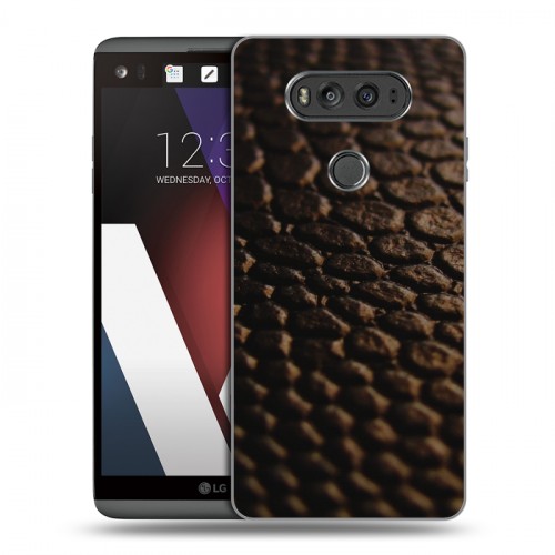 Дизайнерский пластиковый чехол для LG V20 Кожа змей