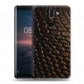 Дизайнерский пластиковый чехол для Nokia 8 Sirocco Кожа змей