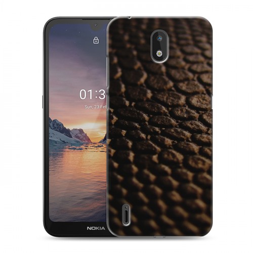 Дизайнерский силиконовый чехол для Nokia 1.3 Кожа змей