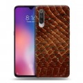 Дизайнерский силиконовый с усиленными углами чехол для Xiaomi Mi9 Кожа змей