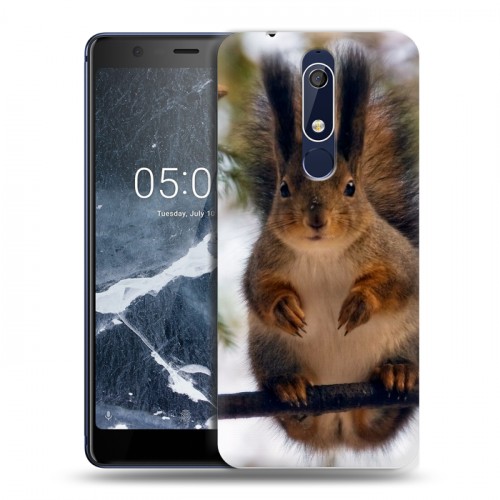 Дизайнерский пластиковый чехол для Nokia 5.1 Грызуны