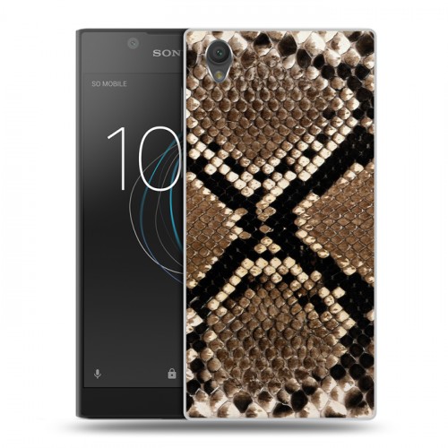 Дизайнерский пластиковый чехол для Sony Xperia L1 Кожа змей