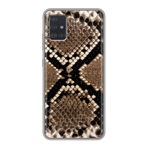 Дизайнерский силиконовый чехол для Samsung Galaxy A51 Кожа змей